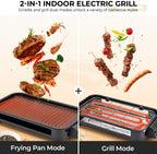 Smokeless Electric Grill with 4 Cheese Pans