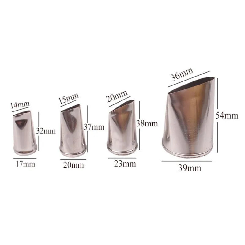 4pcs/set Austin Rose Petals Nozzles