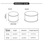 4/6inch PVC Clear Cake Boxes