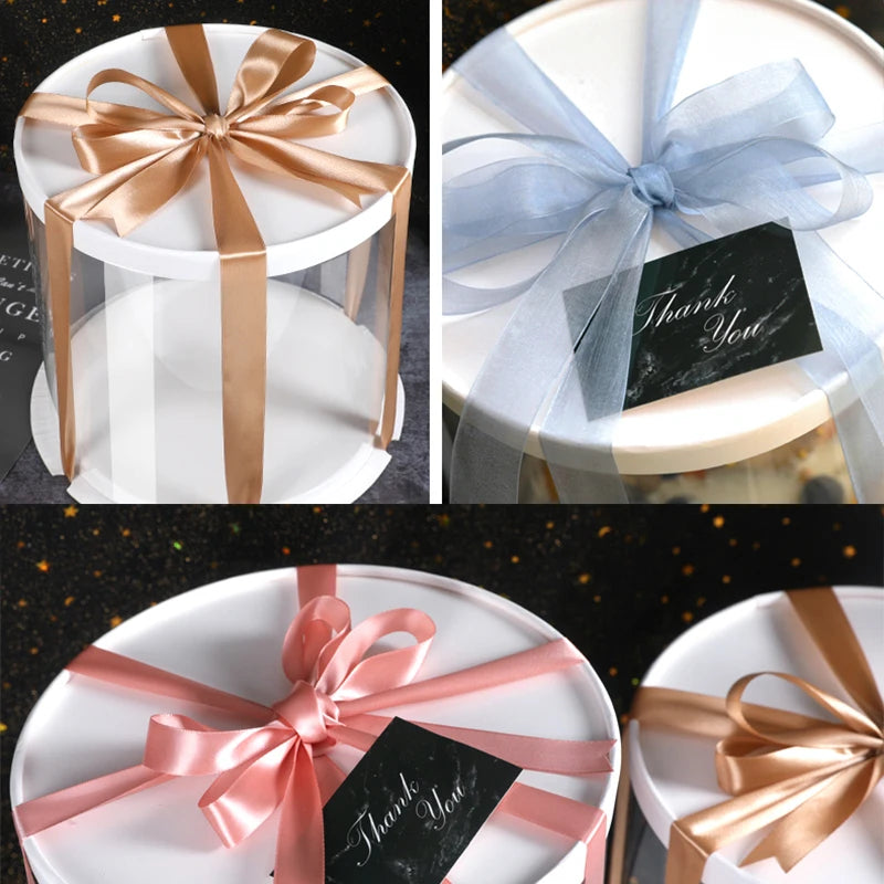 4/6inch PVC Clear Cake Boxes