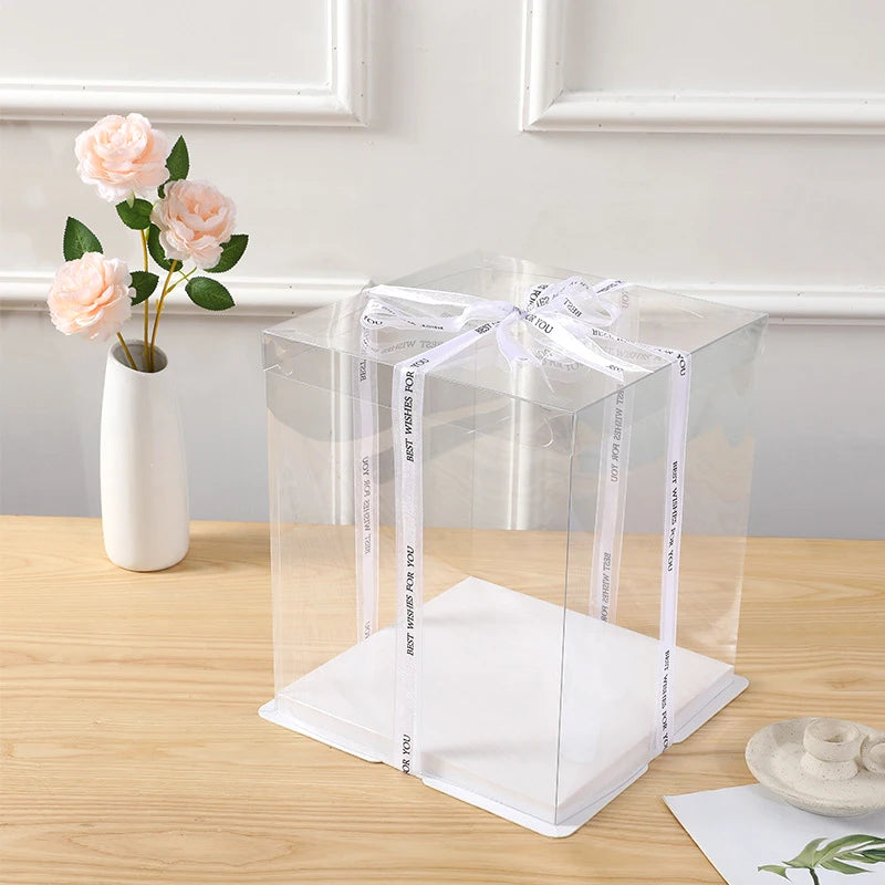 Clear Plastic Cake & Dessert Storage Box
