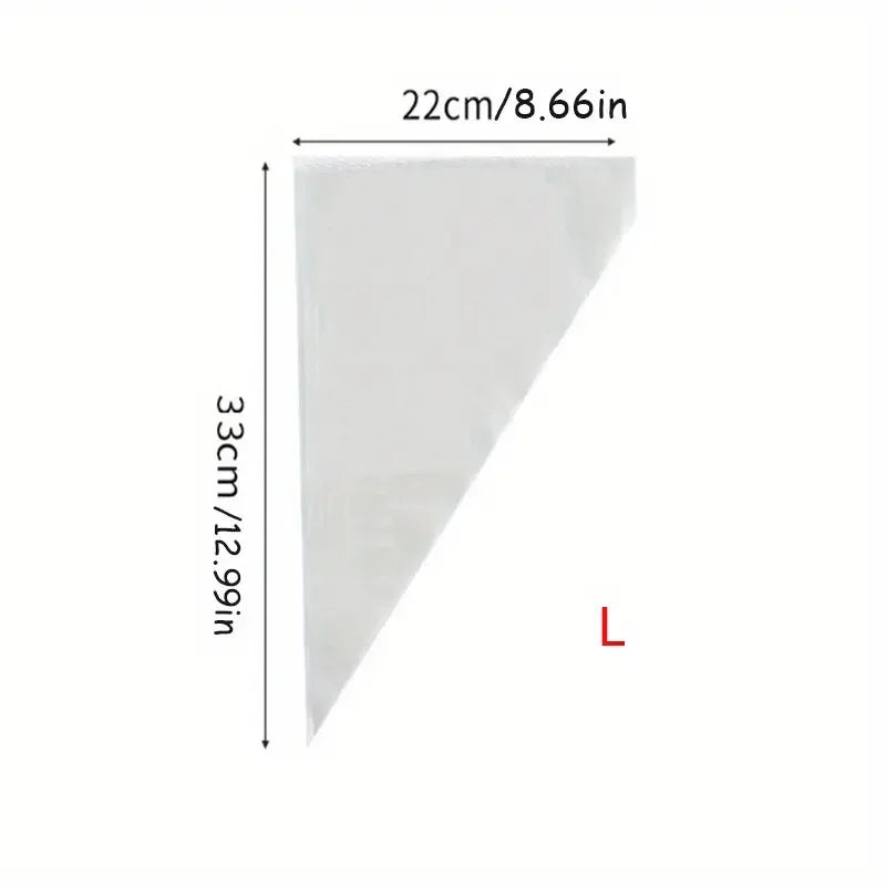 100PCS Disposable Pastry Bags