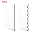 2pcs Acrylic Cake Scraper Set