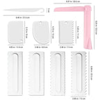 4/9pcs/set cake smoothing Spatula