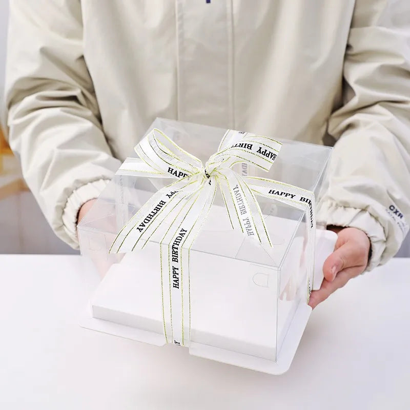 Clear Plastic Cake & Dessert Storage Box