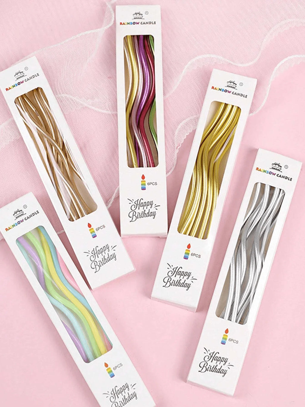 Long Thin Cake Candles