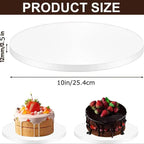 3Pcs White Cake Board Multi Layer