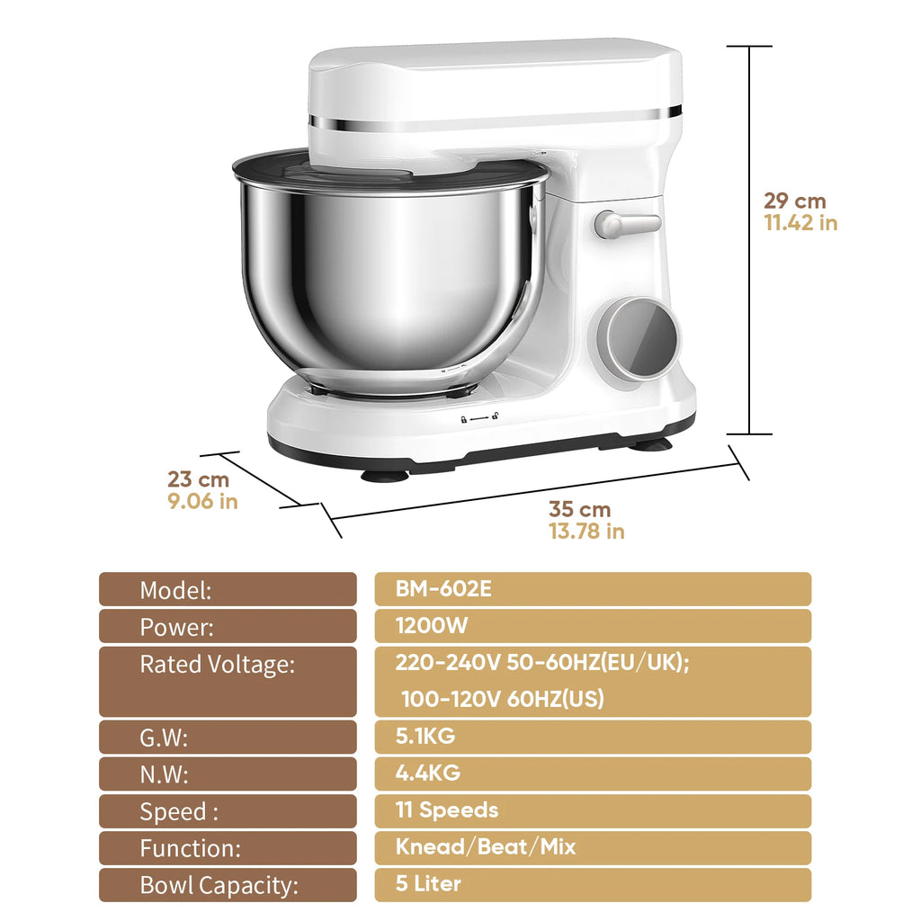 5L Kitchen Stand Mixer