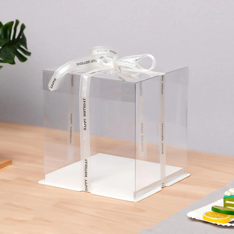 Clear Plastic Cake & Dessert Storage Box