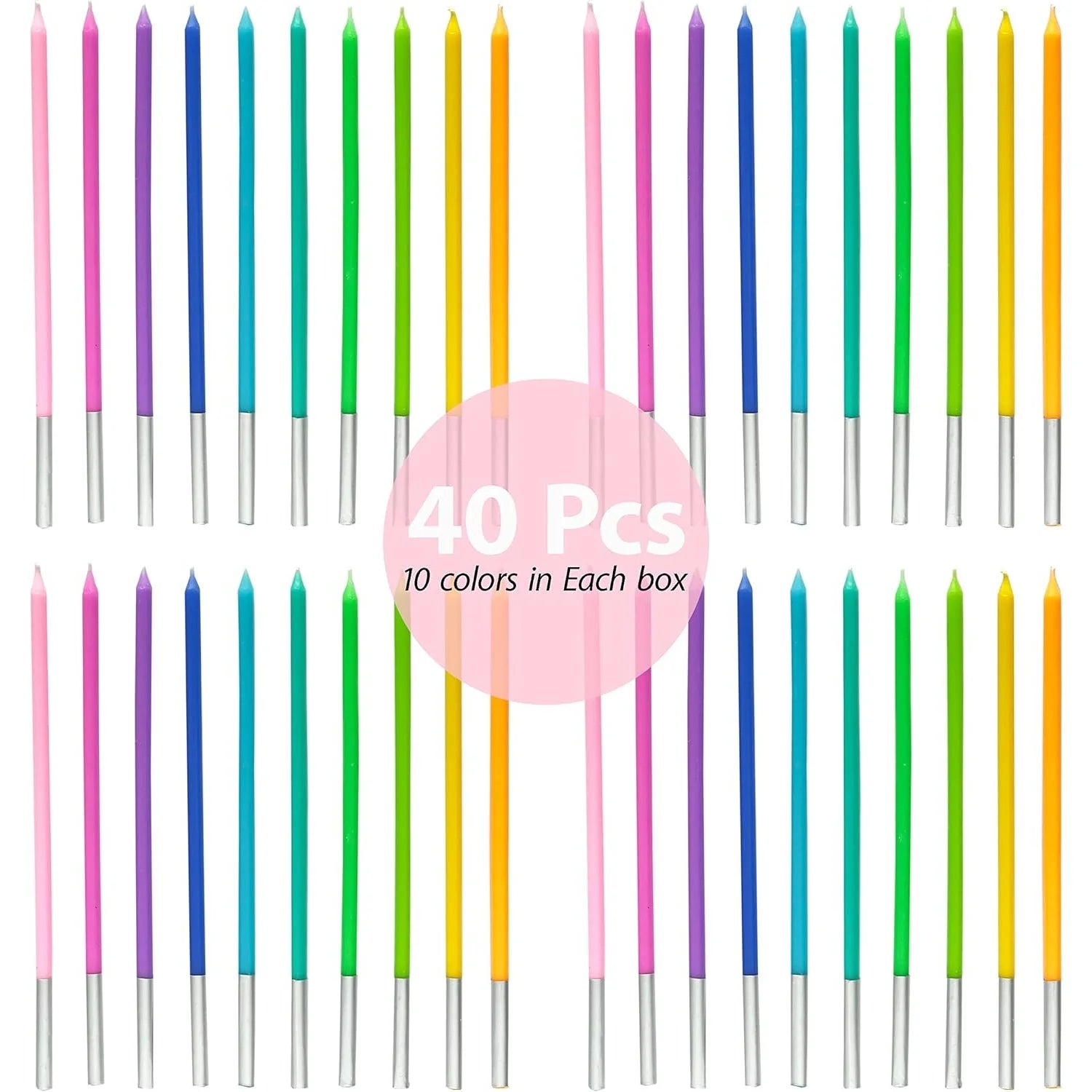 Long Thin Cake Candles