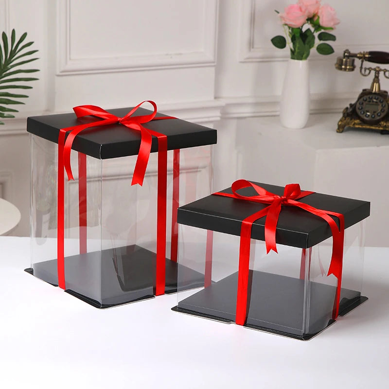 Clear Plastic Cake & Dessert Storage Box