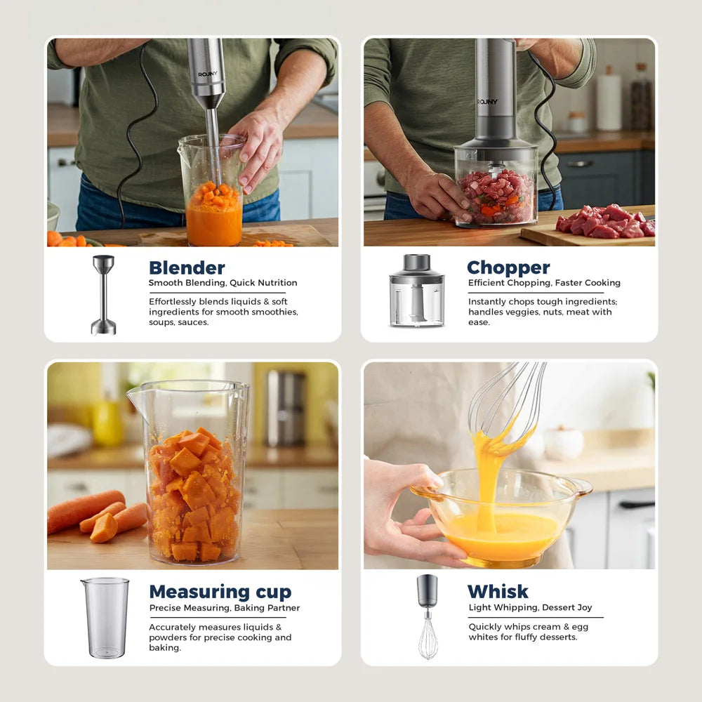 4-in-1 Hand Immersion Blender