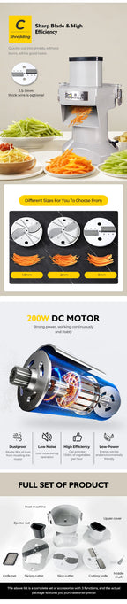 Electric Vegetable Cutter Machine