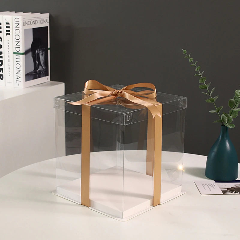 Clear Plastic Cake & Dessert Storage Box
