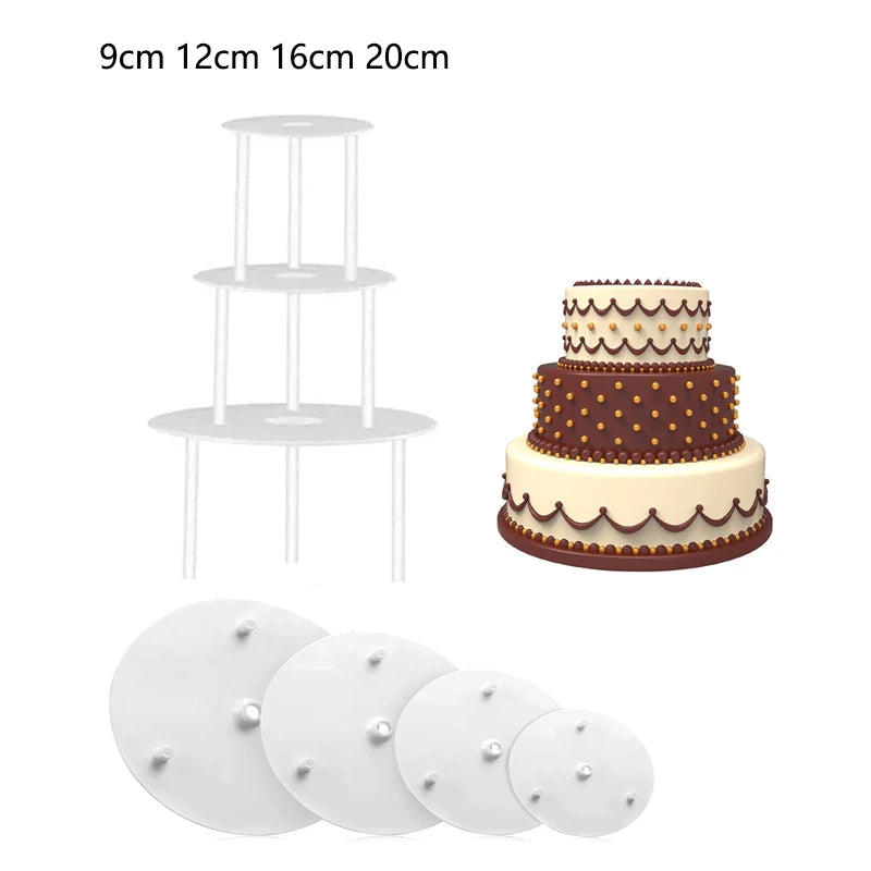 Cake layer support frame