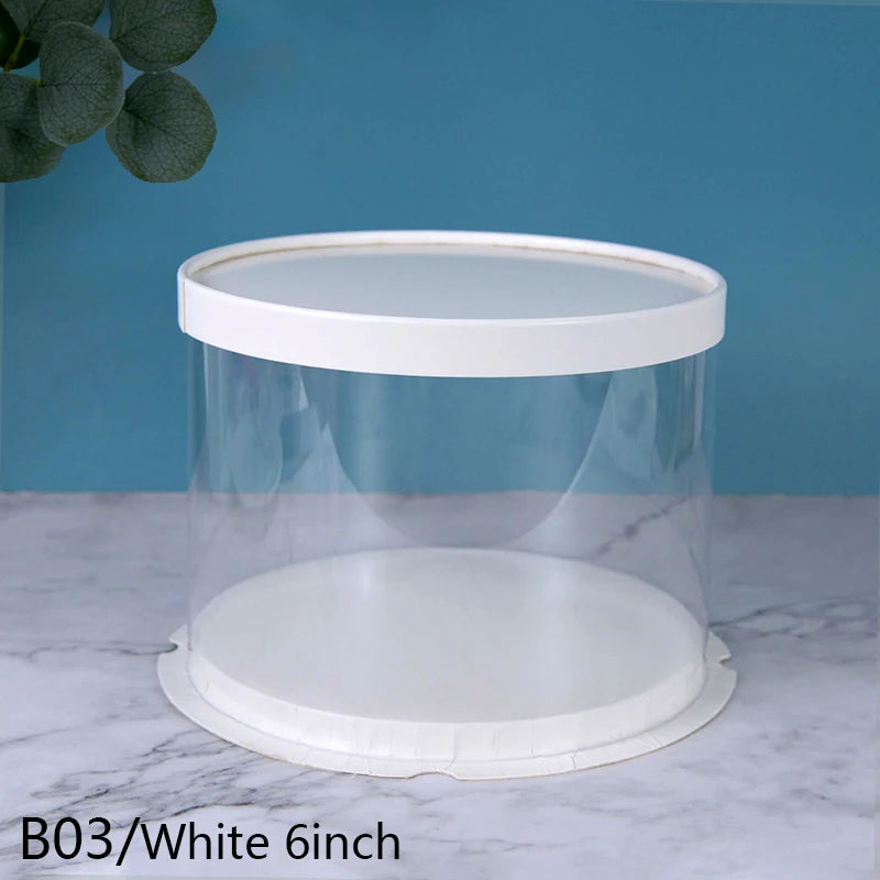 4/6inch PVC Clear Cake Boxes