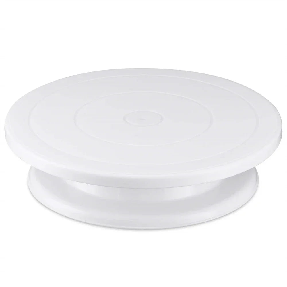 Cake Turntable with 2 Spatula and Scraper