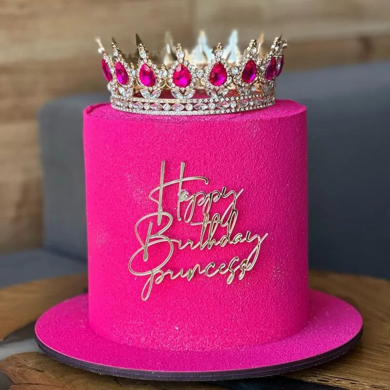 Cake Topper Acrylic for Girls Birthday Party