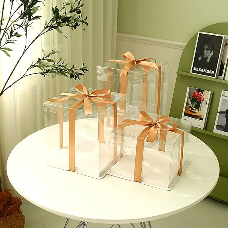 Clear Plastic Cake & Dessert Storage Box