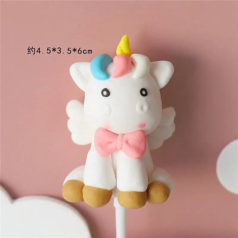 Rainbow Unicorn Cake Decoration