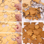 12Pcs Mini Cookie Cutters Set