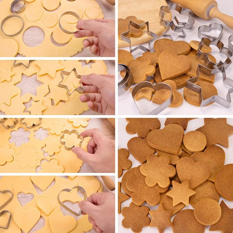 12Pcs Mini Cookie Cutters Set