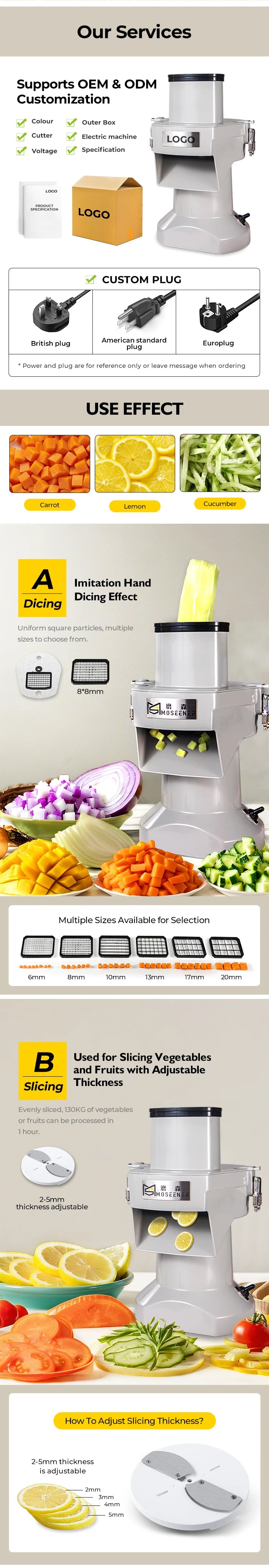 Electric Vegetable Cutter Machine