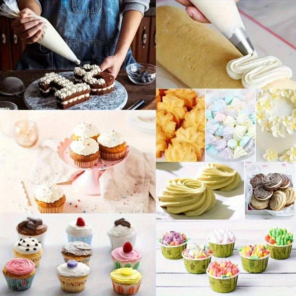 100PCS Disposable Pastry Bags