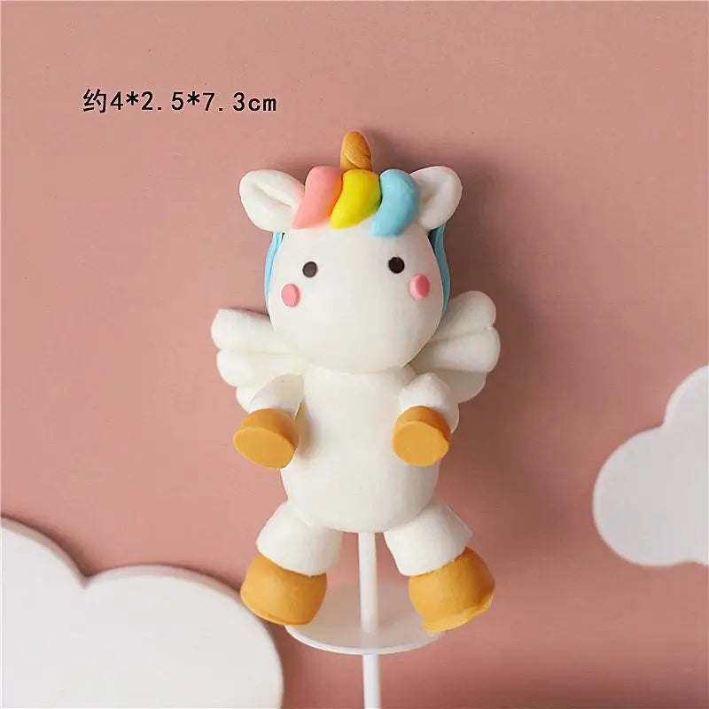 Rainbow Unicorn Cake Decoration