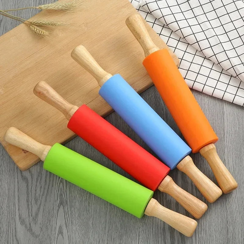 3pcs 23cm Mini Silicone Rolling Pin