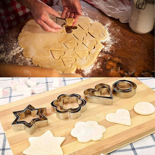 12Pcs Mini Cookie Cutters Set