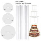 Cake layer support frame