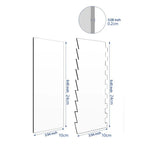 2pcs Acrylic Cake Scraper Set