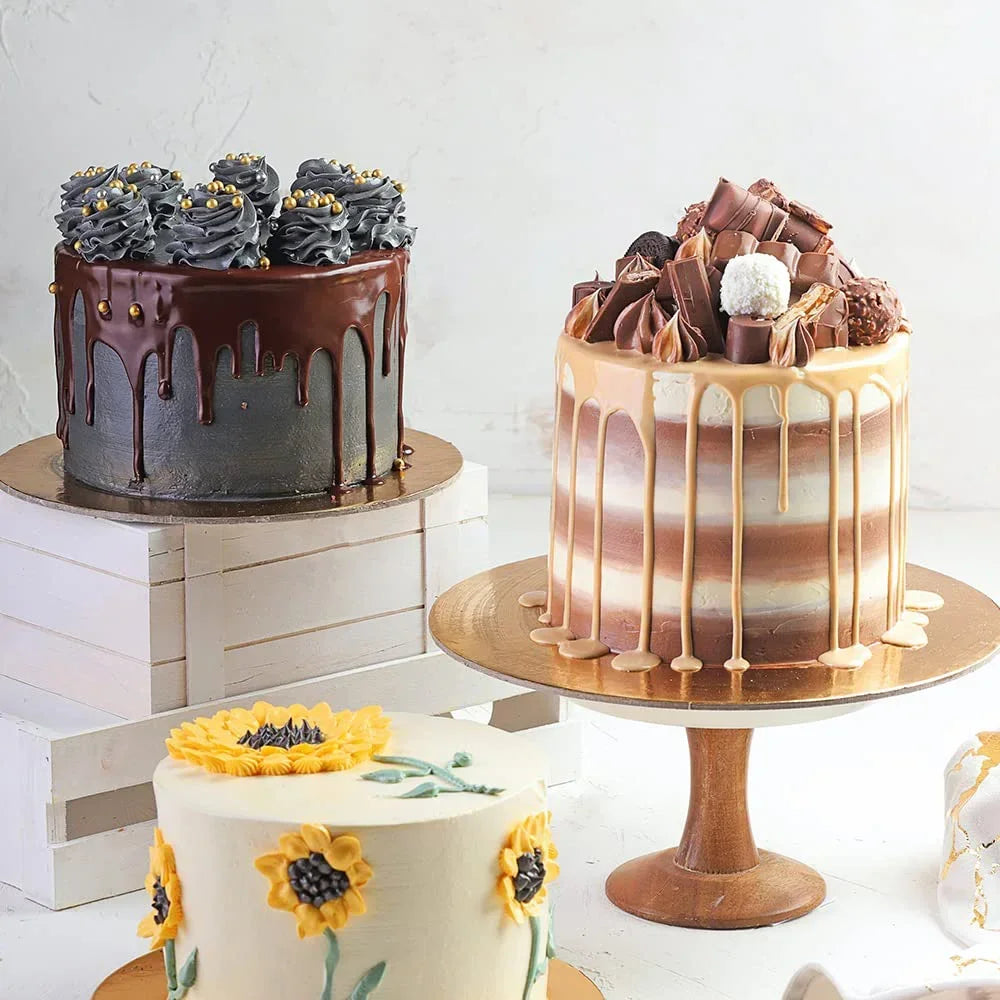 2pcs Acrylic Cake Scraper Set