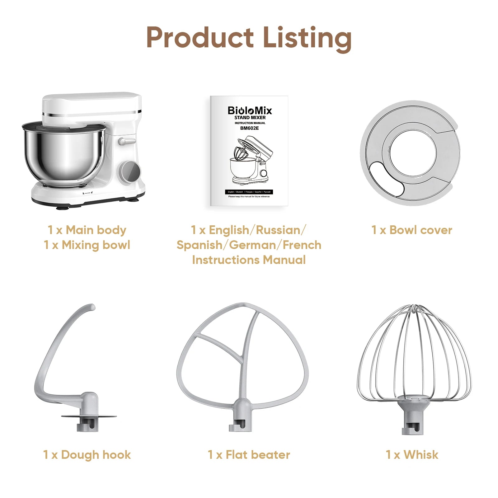 5L Kitchen Stand Mixer