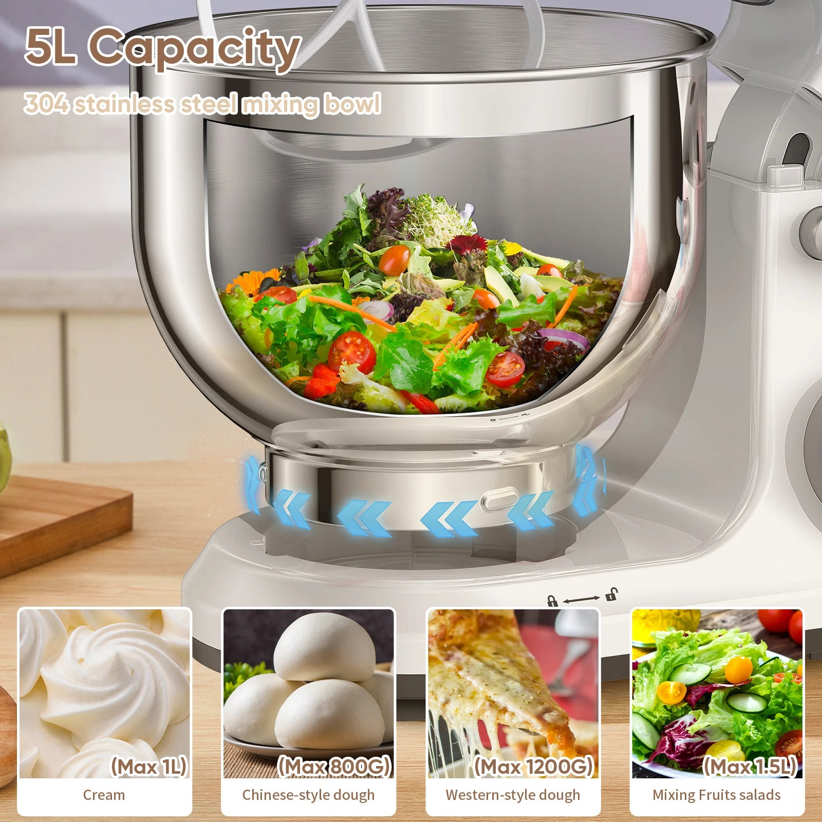 5L Kitchen Stand Mixer