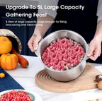 5L Electric Meat Grinders Vegetable Slicer
