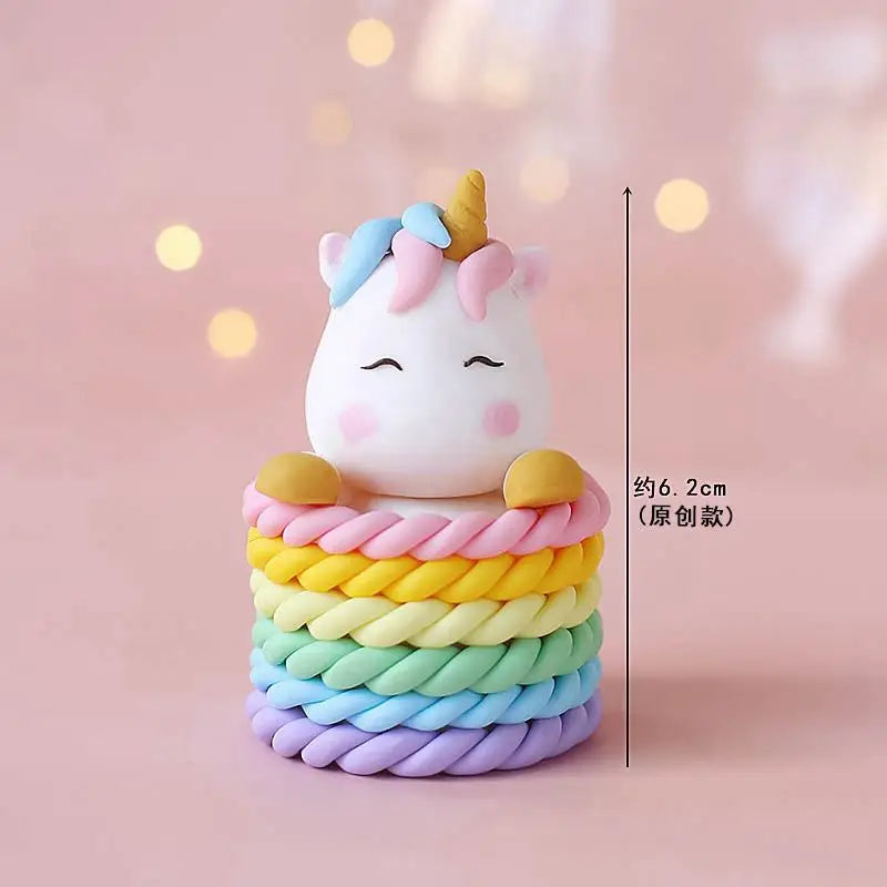 Rainbow Unicorn Cake Decoration