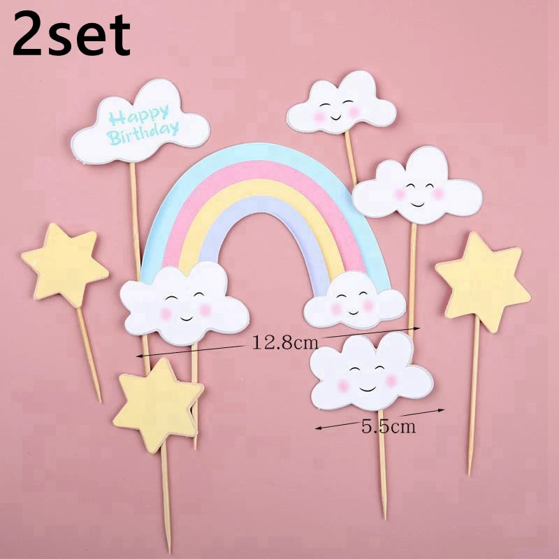 Rainbow Unicorn Cake Decoration