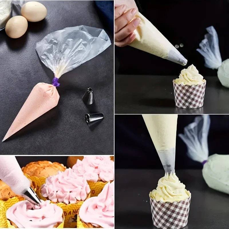 100PCS Disposable Pastry Bags