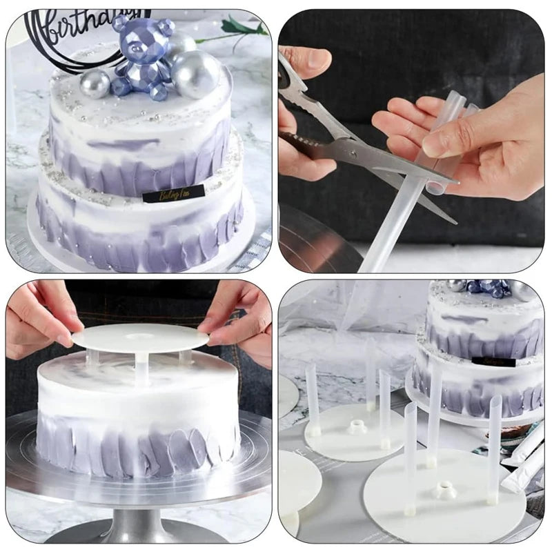 Cake layer support frame