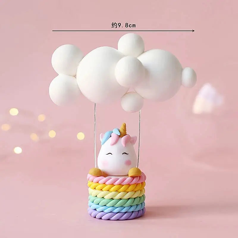 Rainbow Unicorn Cake Decoration