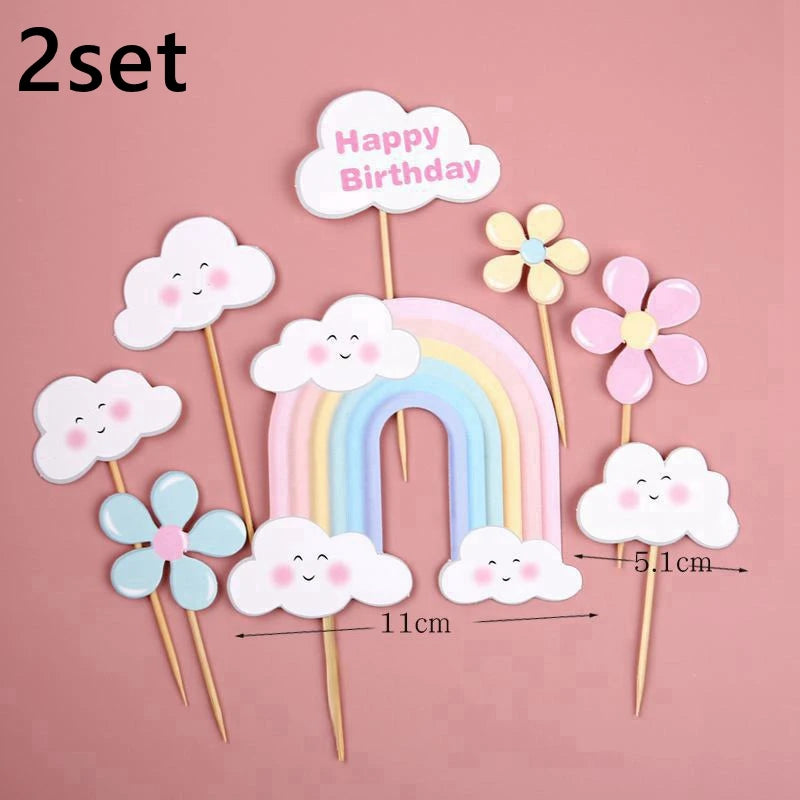 Rainbow Unicorn Cake Decoration