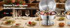 4 Pack Chafing Dish Buffet Set